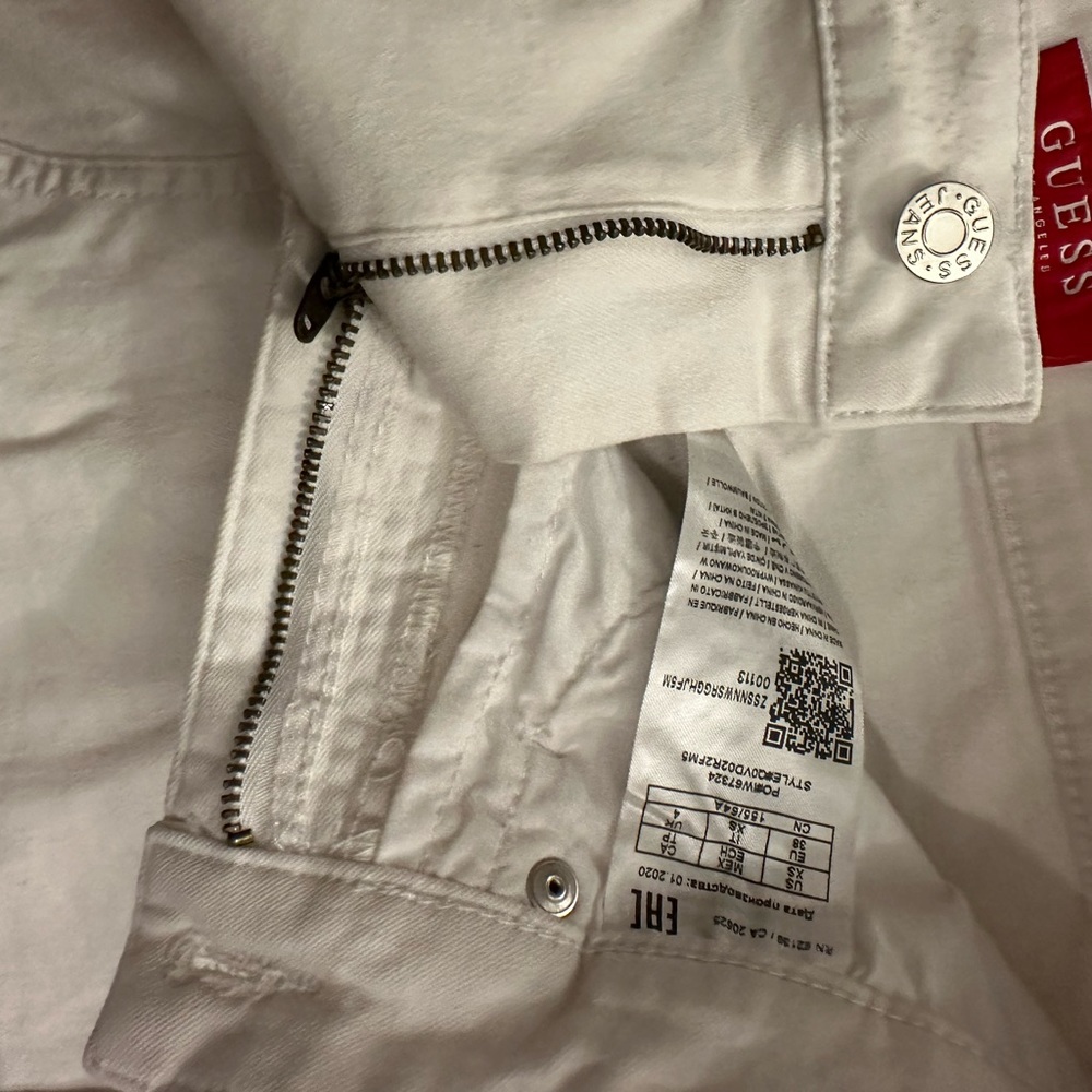 Guess white skirt
